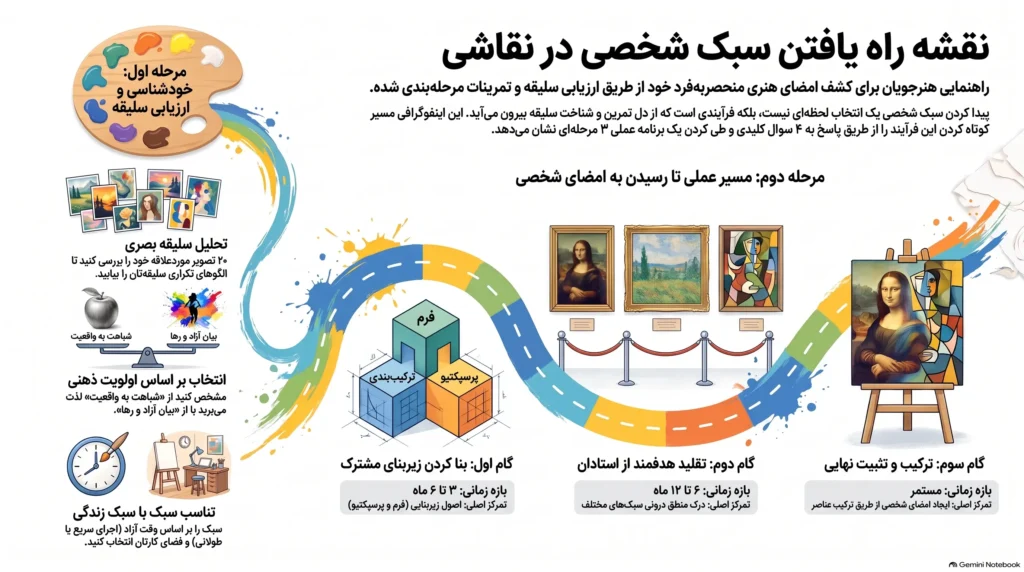 نقشه راه یافتن سبک شخصی